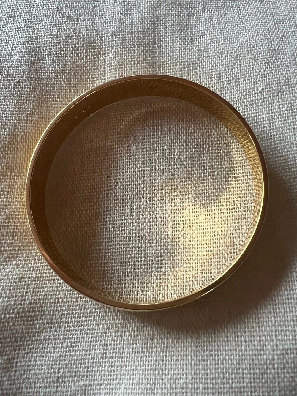 Monet Vintage Gold Tone Bangle Bracelet, good condition